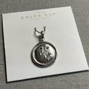 Kendra Scott Libra Coin Charm in Silver NWT